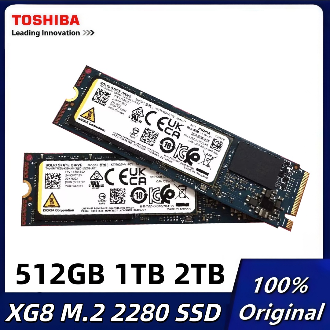 オリジナル東芝 XG8 512G 1T 2T ソリッドステートドライブ M.2 インターフェイス 2280 NVME プロトコル Pcie4.0 デスクトップラップトップ SSD
