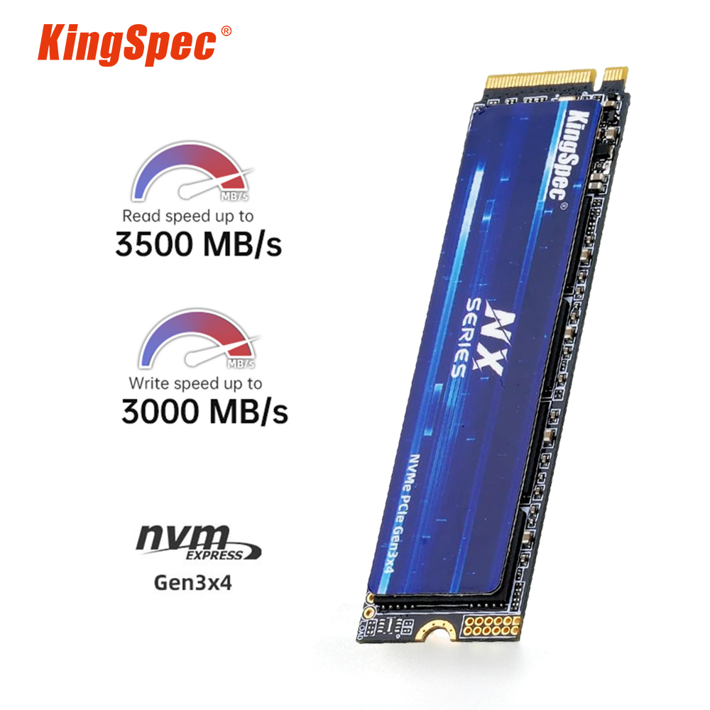 KingSpec SSD M.2 NVME PCIe 3.0 256G 512G 1TB Sd M.2 2280 SSD Nvme M2 ハードドライブディスクラップトップ用内蔵ソリッドステートドライブ
