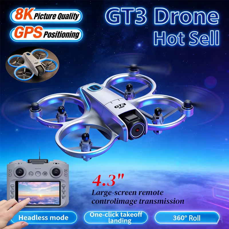 ドローン GT3 MAX 新しい 8K 5G GPS プロフェッショナル HD リモコン画面回避空中クアッドコプター超長バッテリー寿命ドローン