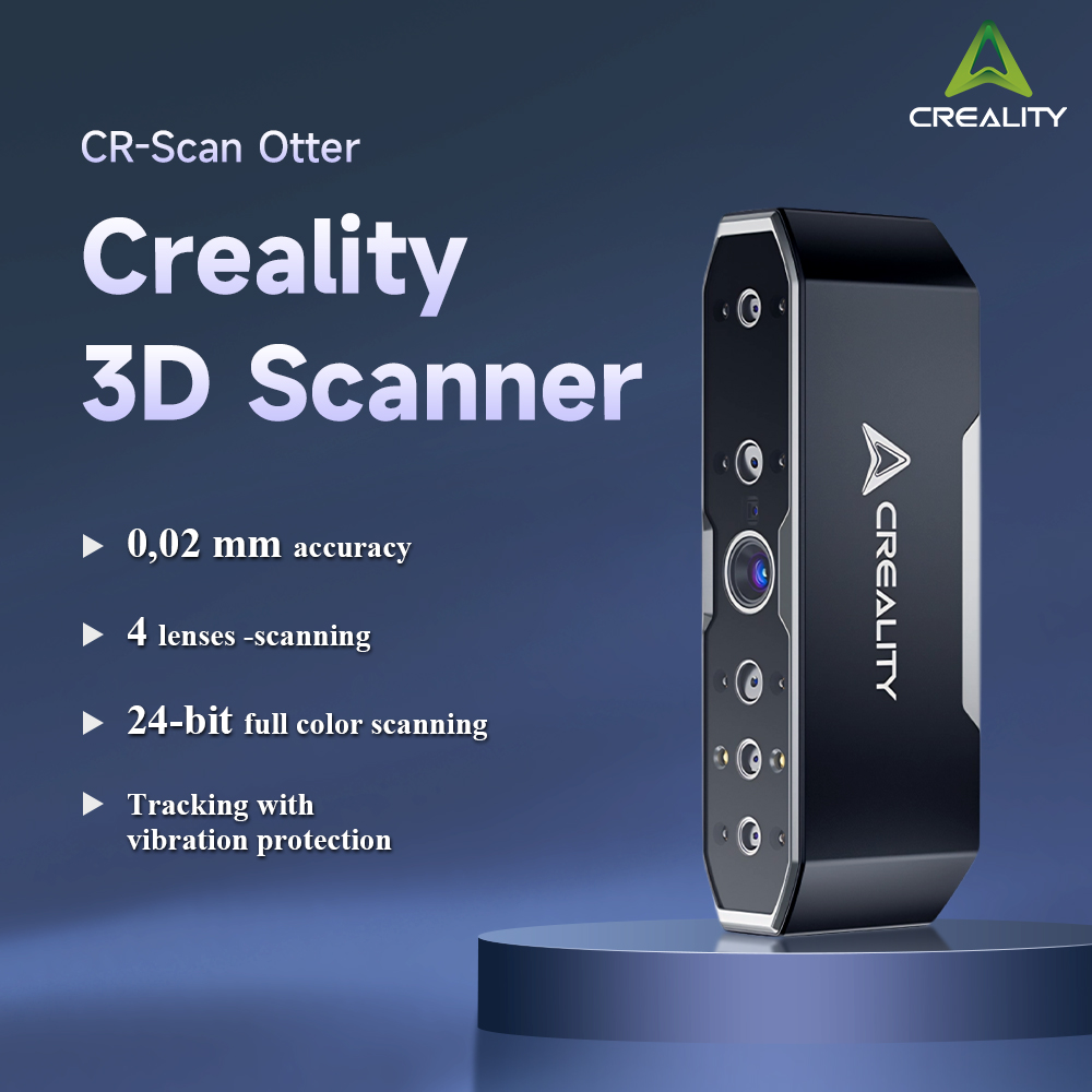Creality 3D CR-Scan Otter 3D 印刷ハンドヘルドスキャナー 0.02mm 精度手ぶれ防止トラッキングフルカラー最大 20FPS スキャン速度