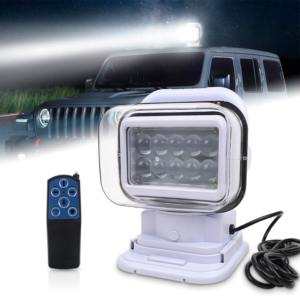 ポータブルマリンサーチライト 12V/24V LED サーチライトボートヨットオフロードトラック ATV SUV