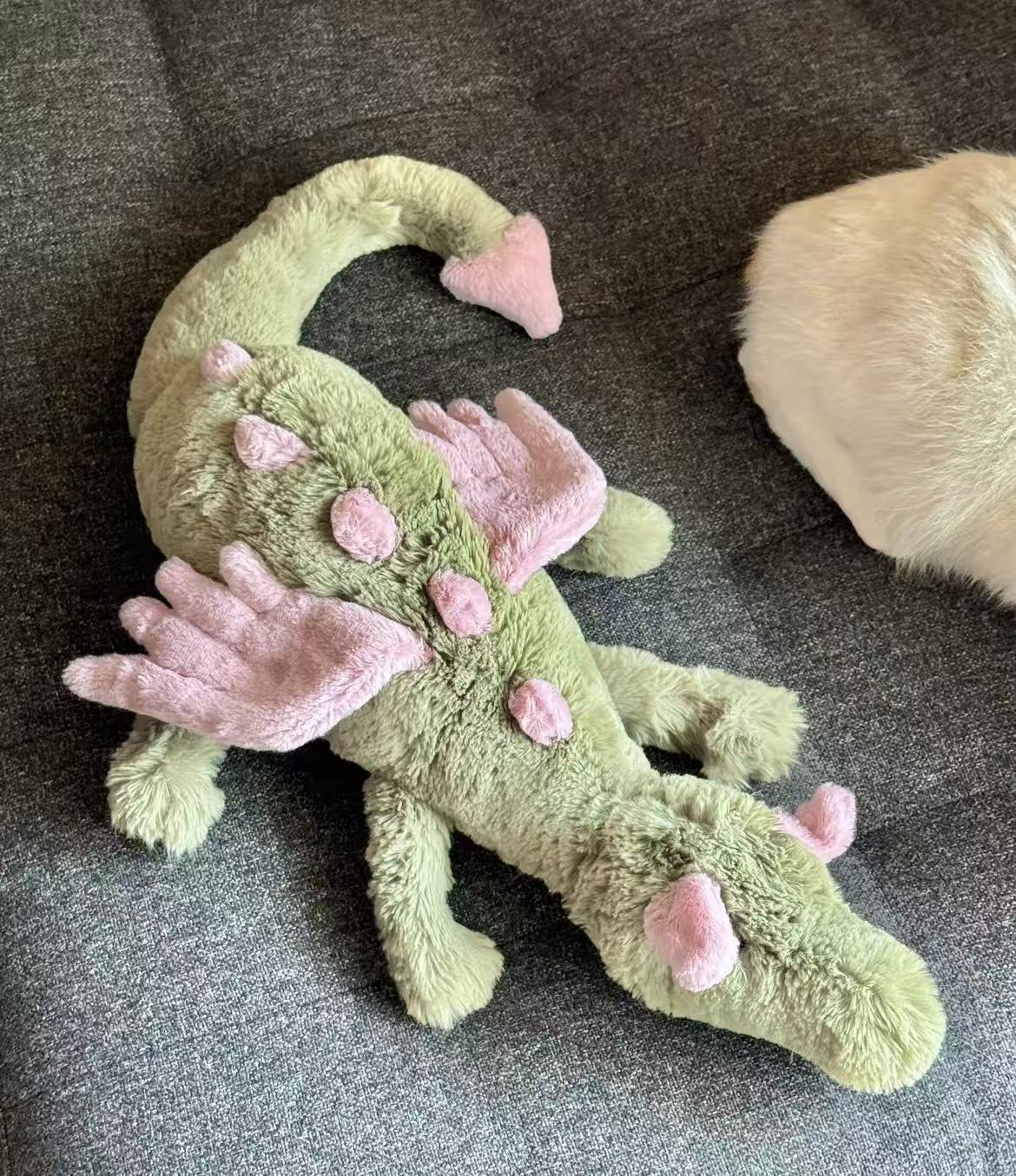 オリジナル JC 猫 60 センチメートル抹茶チェリードラゴンベビードール寝室枕猫と犬ぬいぐるみで遊ぶペットホリデーギフト