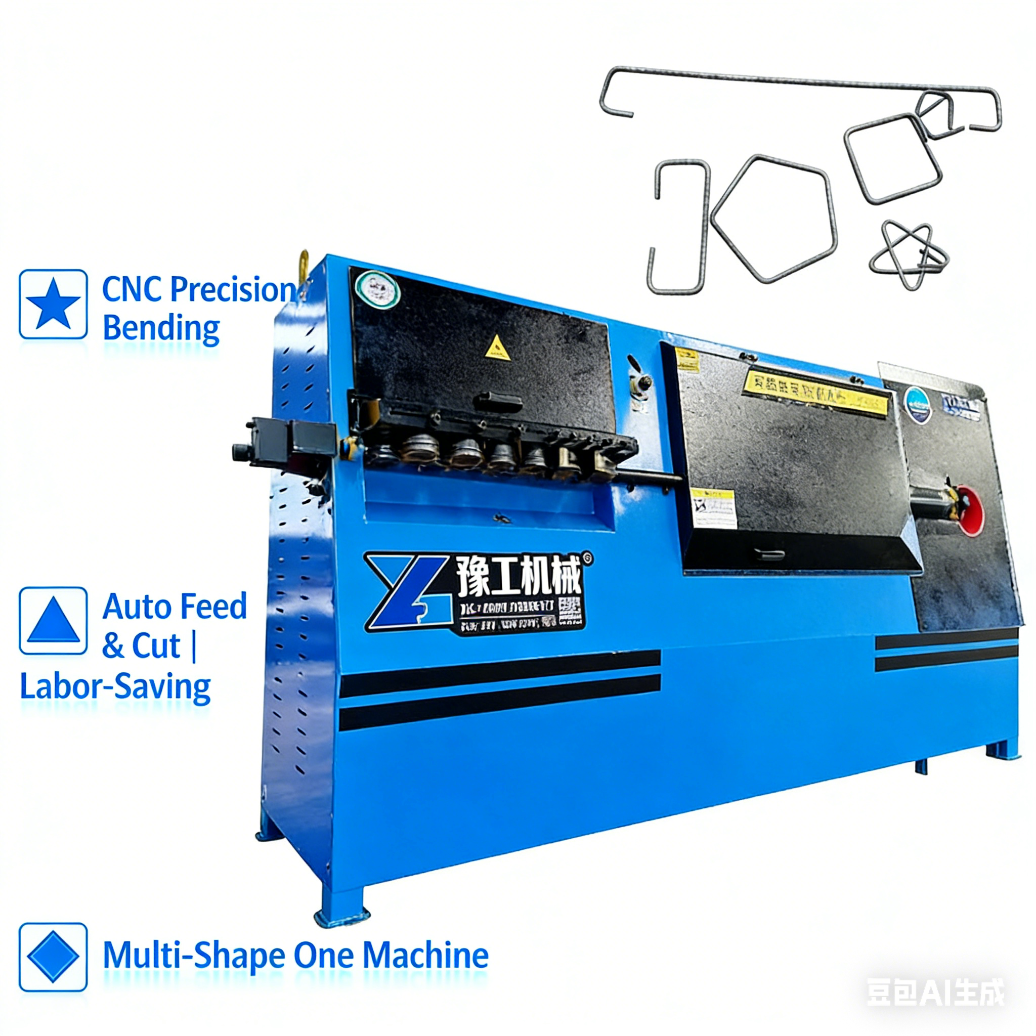 Customized High Quality Hydraulic Cnc Wire Rebar Stirrup Bending Machine Rebar Bending And Cutting Mahine On Sale