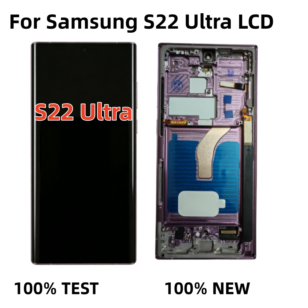 新しい液晶サムスン S22 ウルトラ 5 グラム OLED/TFT ディスプレイタッチスクリーンアセンブリの交換 S908 S908B SM-S908B/DS S908N