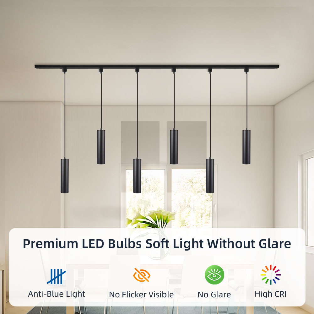 Led トラックペンダントライト天井ランプ 10 ワット/15 ワットスポットライト 110 V 220 V レール照明ハンギングランプキッチンリビングルーム寝室