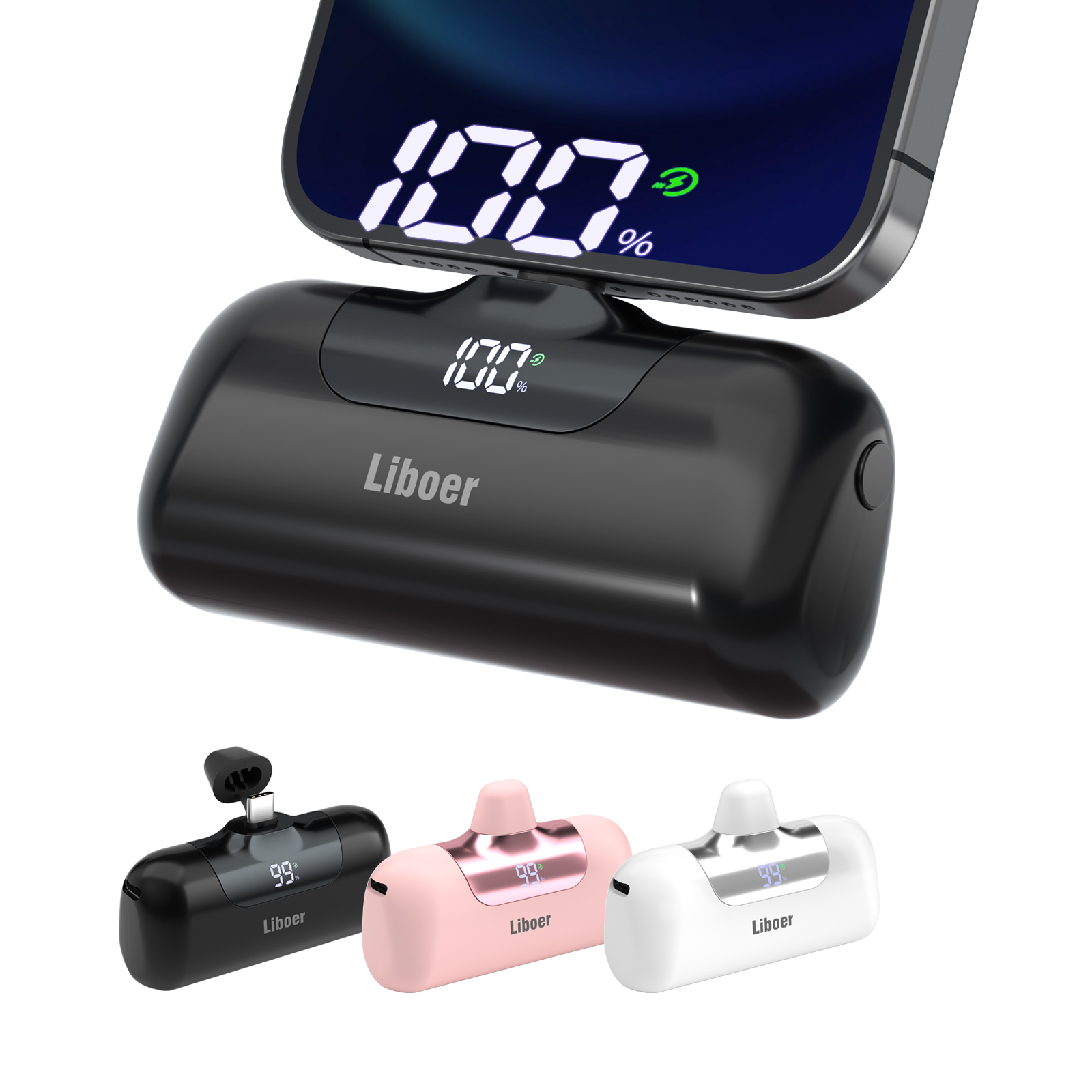 ミニ電源銀行電話 Android Samsung Xiaomi iPhone 17/16/15 ポータブル外部バッテリー高速充電スペアバッテリー PowerBank