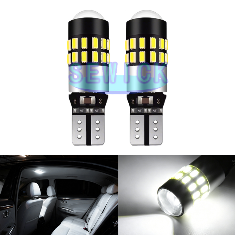 100 個新デザイン車の Led ランプ T10 サイドランプ 3014 自動車再装着小型ランプ 30smd ライセンスランプ電球レンズ耐熱