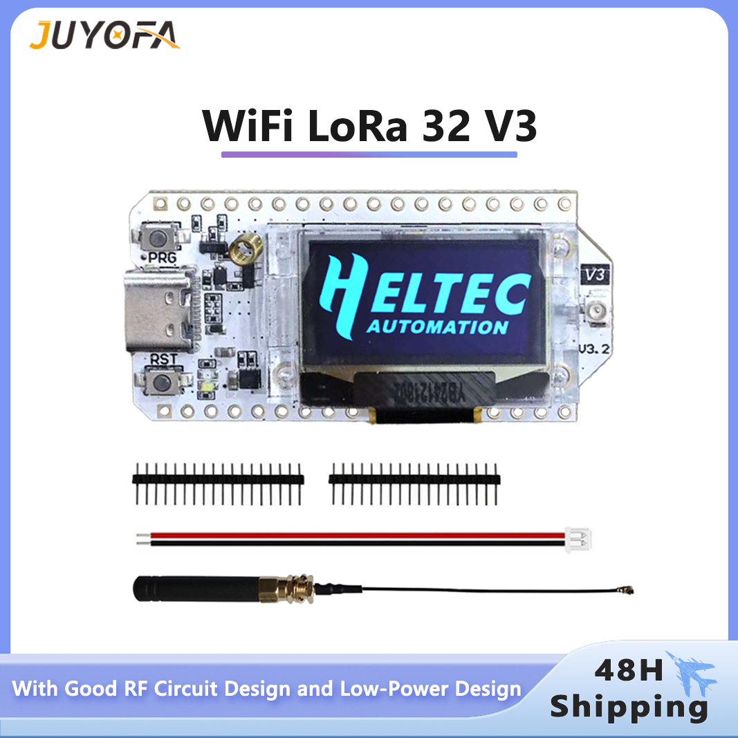 Heltec WiFi LoRa 32 V3 ESP32 SX1262 LoRaWAN 開発ボード 915 MHz RF トランシーバーモジュール OLED ディスプレイ付き 1PC/2PCS オプション
