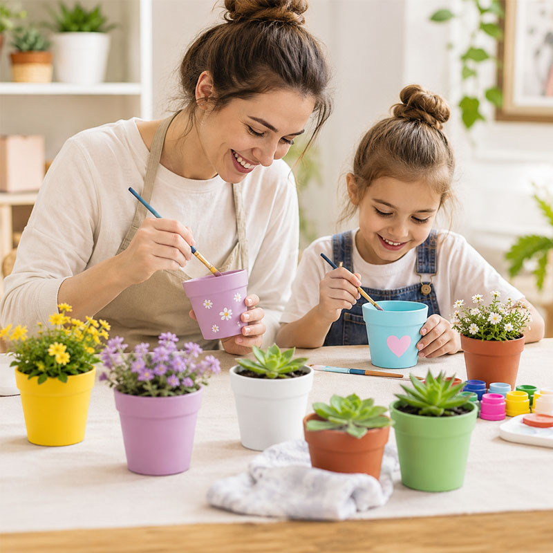 10 個ミニラウンドプラスチックフラワーポット多肉植物屋内 DIY 屋内屋外ガーデニングバルコニーパティオオフィスコーヒーショップ装飾
