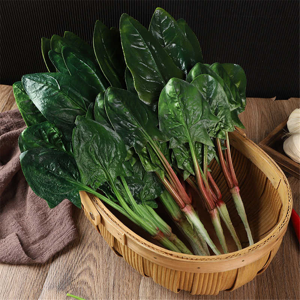 シミュレーション野菜モデルホテルのダイニングルームホールレストランキッチンストアショップの装飾人工偽ほうれん草ほうれん草