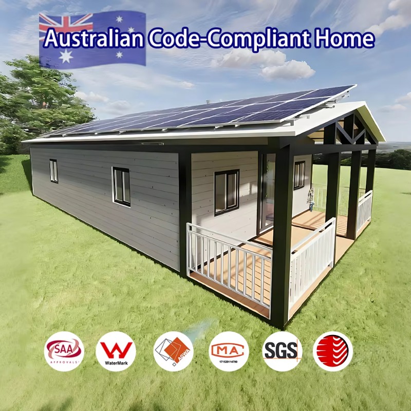 Customized  Australian Standard Tiny House Expandable Home Container House Casa Prefabricated House with Solar Panel Roof 2 3