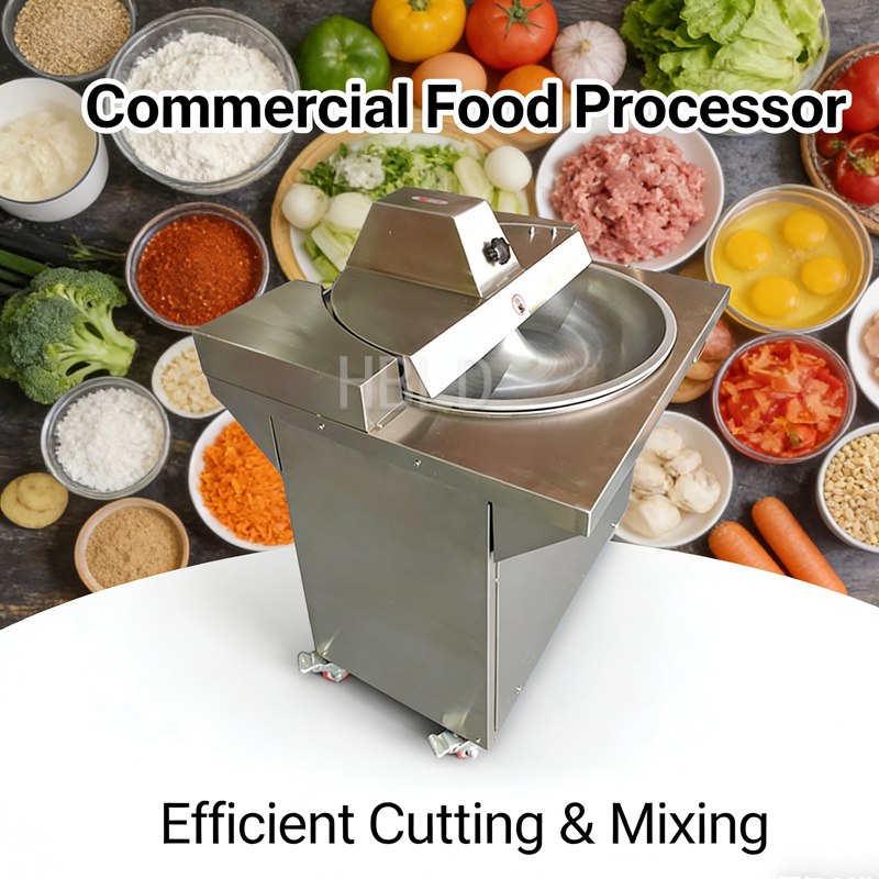Multifunctional Desktop Bowl Shaped Meat Cutter Large Capacity Vegetable Chopper Mixing And Cutting Machine for Kitchen