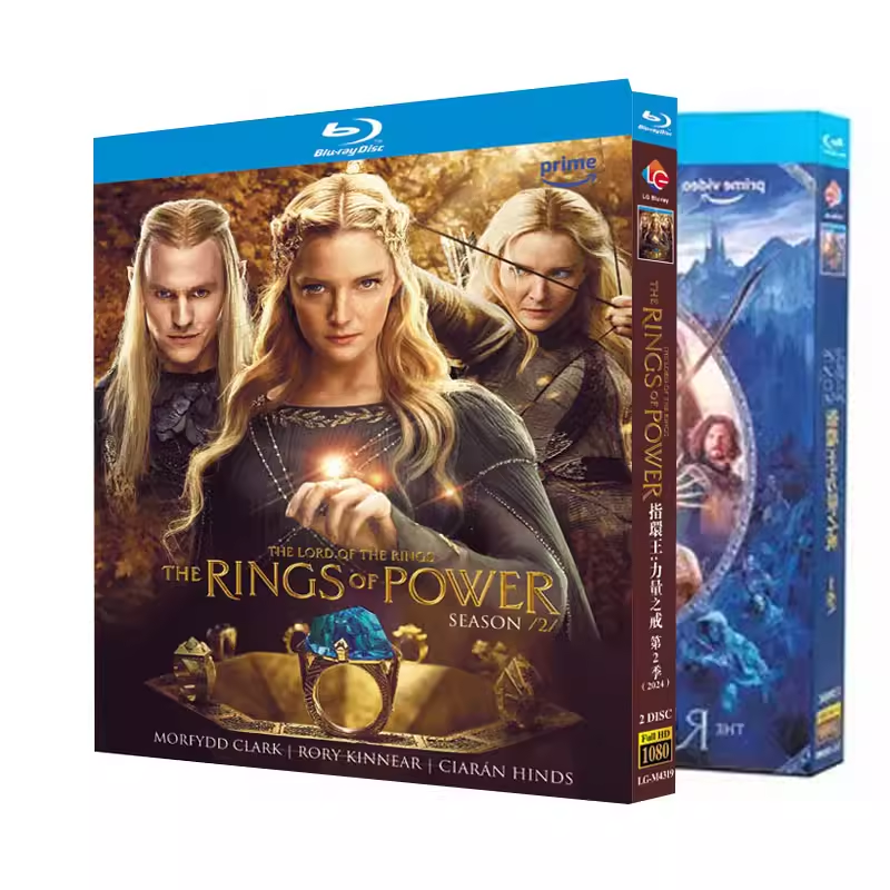 BD Blu-ray ロード・オブ・ザ・リング リング・オブ・パワー シーズン 1 ～ 2 舞台裏フィーチャーを含む完全な TV シリーズ