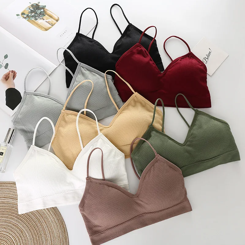 セクシーなスポーツブラトップ背中の開いたスポーツブラ女性のブラジャートップ Bralette V ネックブラジャースポーツファムシームレス下着プッシュアップスポーツ