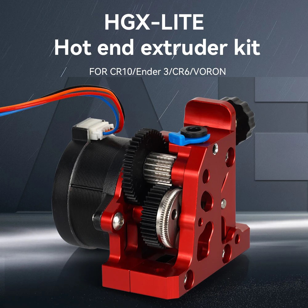 CR10 CR 10S Ender3 V2 VORON HGX LITE 押出機デュアルギア押出機硬鋼減速機高速モーター 3D プリンタ部品