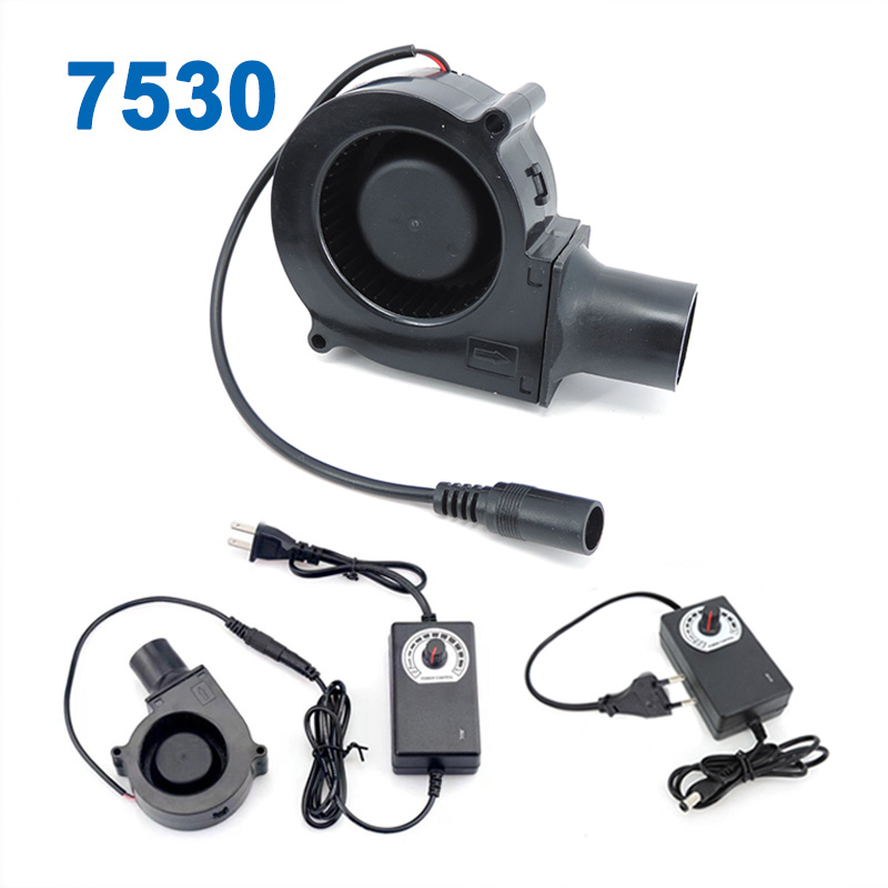 12V 24V 7530 電力可変速度コントローラ送風機クーラーファンキャンプ調理/バーベキュー/薪/廃棄物 L1