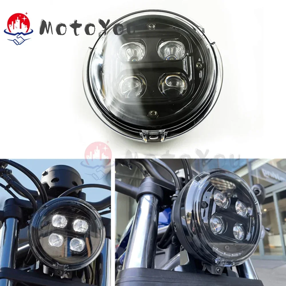 オートバイ CMX300 CMX500 LED ヘッドライト 2020-2023 ホンダ反乱 CMX CM 300 500 ヘッドランプフロントフェイスヘッドライトランプフェアリング