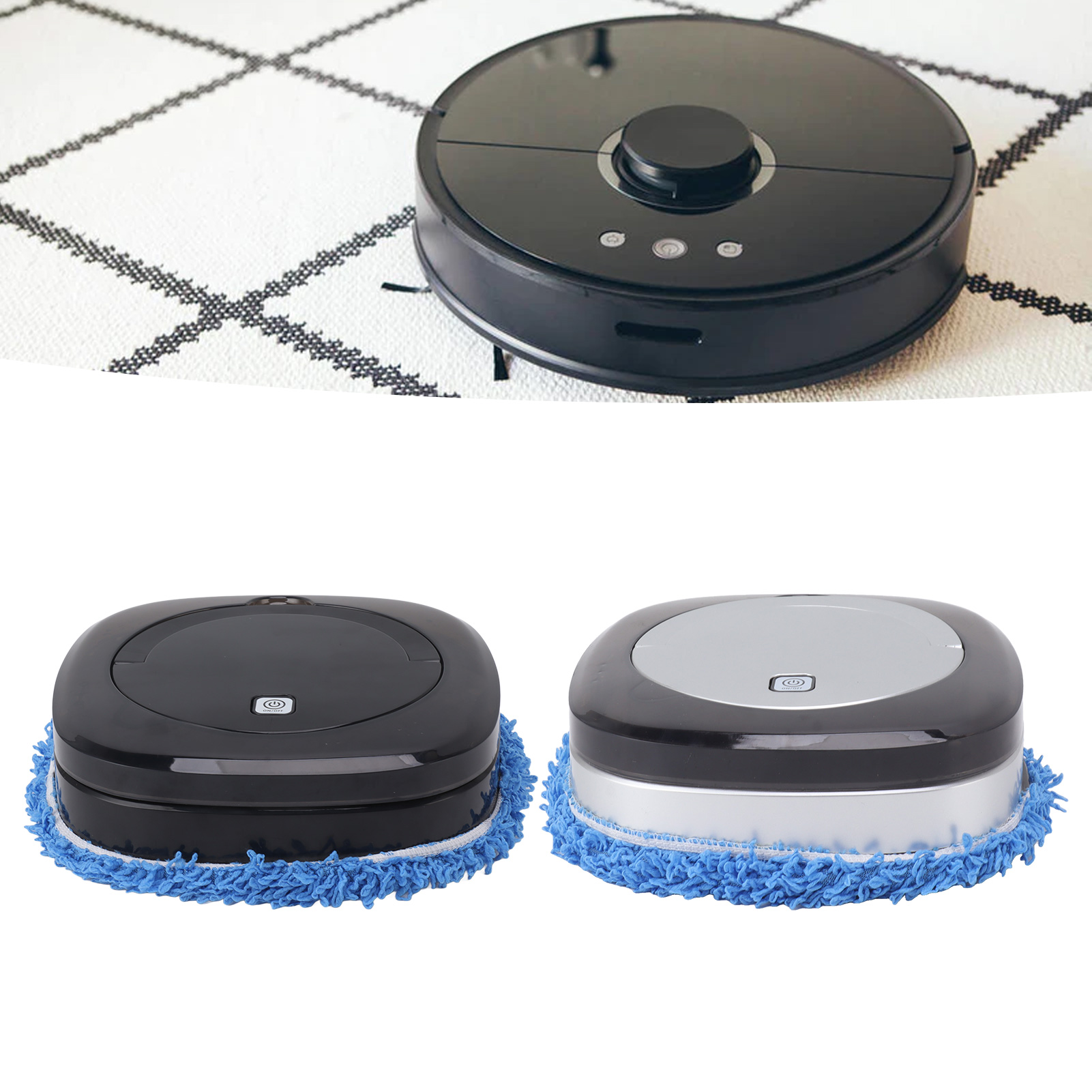 1Pc 自動床拭きロボット水拭きロボット掃除機とモップ掃除ロボット付き