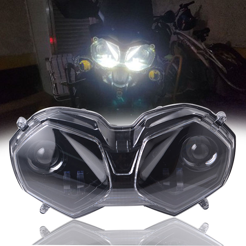 オートバイのヘッドライトヘッドランプフロントライトヘッドランプアセンブリトライアンフタイガーエクスプローラー 1200 800 XR XC XCA XCX 低 XCR XRT XRX