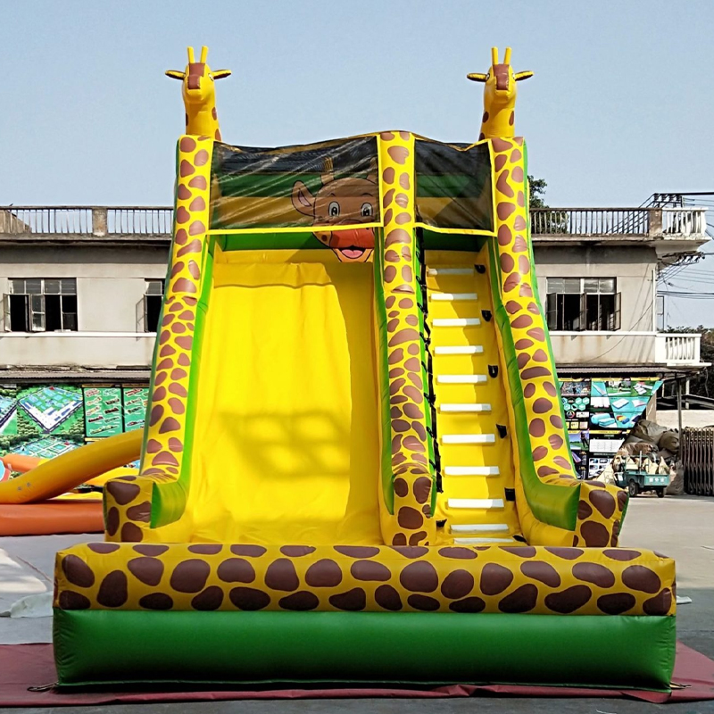 100% PVC 商用インフレータブルランドスライドインフレータブル城高品質弾むスライドクライミングウォール送風機付き無料