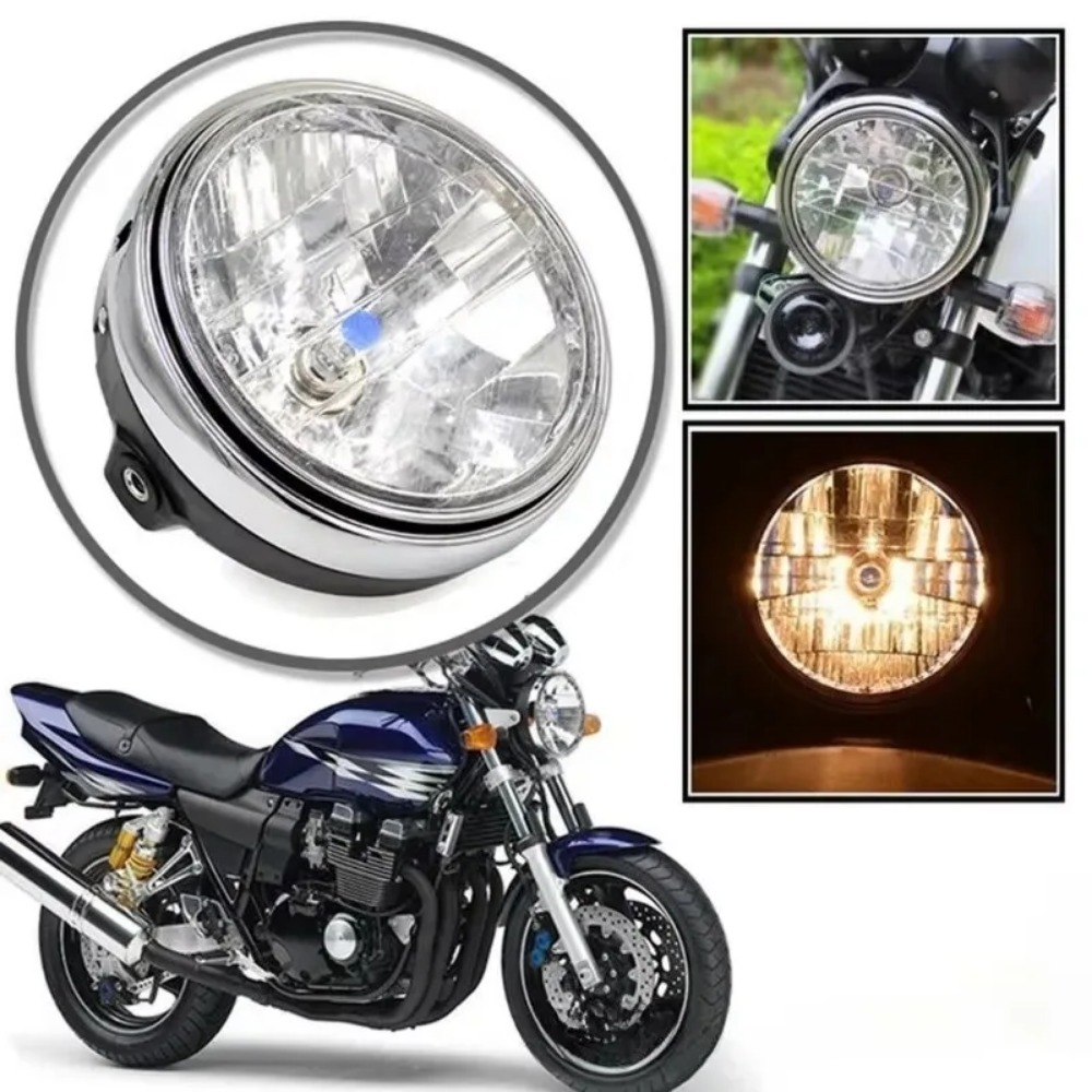 新しい Hot1pcs クリスタルヘッドライトオートバイホーネット 600 900 CB400/900 修正されたヘッドライトアセンブリオートバイのヘッドライト