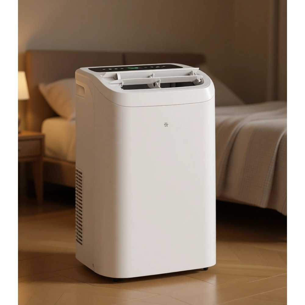 ポータブルエアコン 12050 BTU、最大 500 平方フィートの部屋を冷却、超静か、排水不要、エネルギー効率が高く、取り付けが簡単