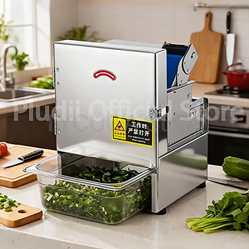 商業ネギカッター 100 ワット電気野菜カッター多機能ピーマンスライスシュレッダー切断機家庭用