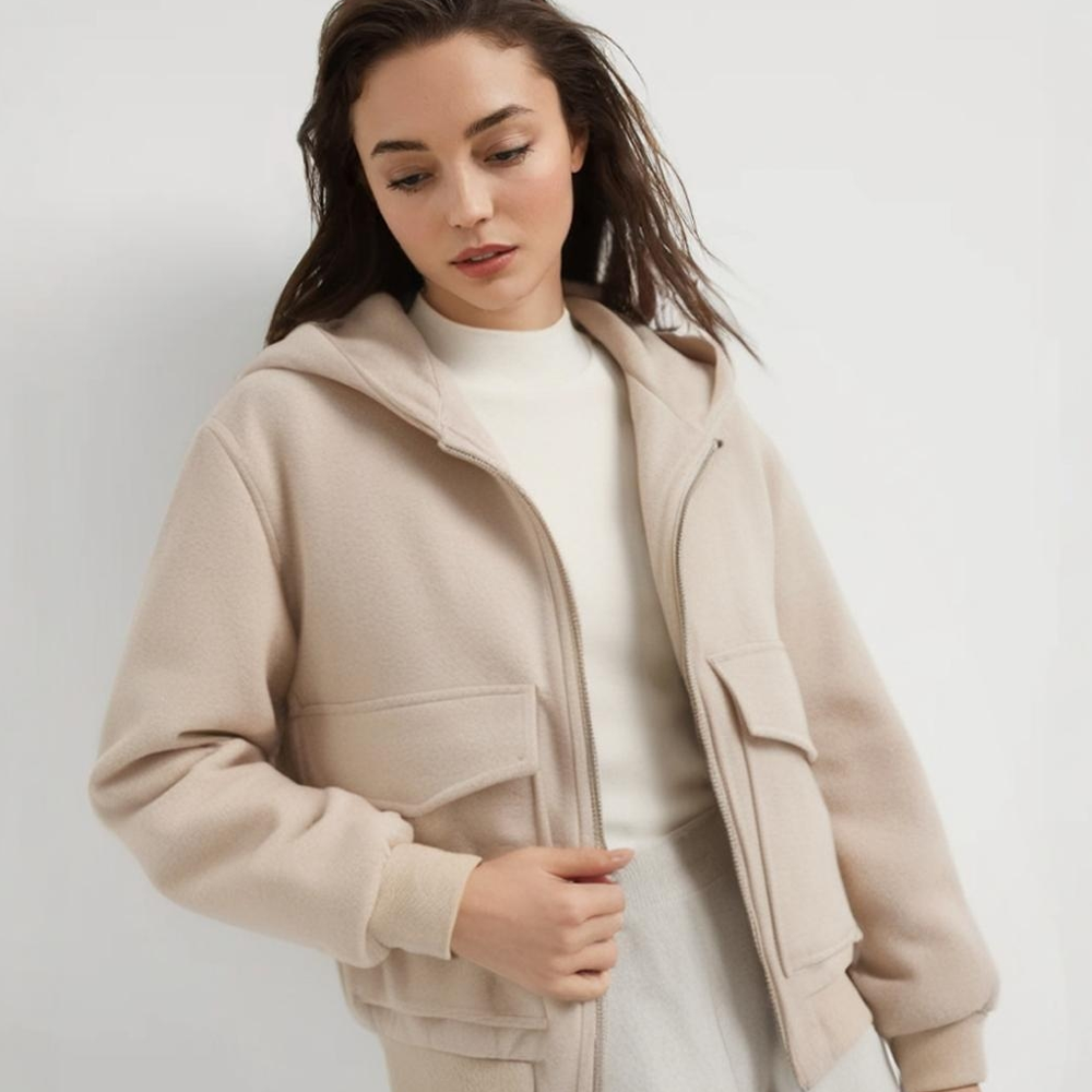 K1915L 高級ブランド婦人服高品質の女性の冬 90% ホワイトダックダウンフード付きジャケットコート