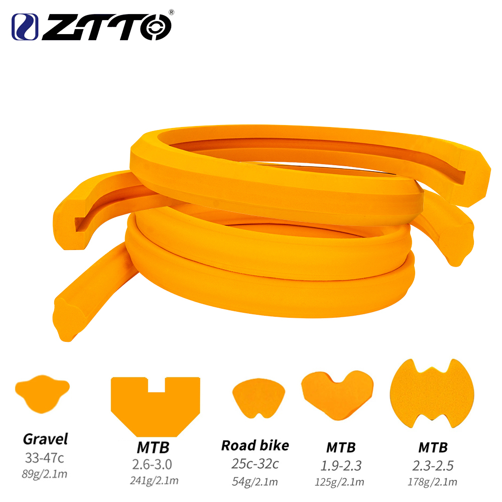 ZTTO MTB ロードバイクチューブレスタイヤインサートパッド 700c 27.5 29 自転車タイヤエアインサートライナーフォームテープ 25c 28c 32c 26 1.9 2.2 2.3 2.5