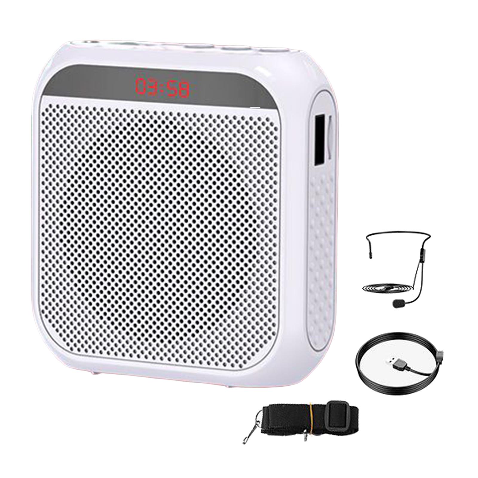 ポータブル音声アンプ拡声器メガホンBluetooth音声アンプゲーム用高齢者フィットネスインストラクター会議トレーニング