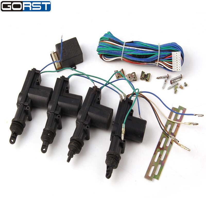 ユニバーサル 4001 カースタイリング DC 12V 2 線式ヘビーデューティパワードアロックアクチュエーター自動集中ロックシステムモーターハードウェア
