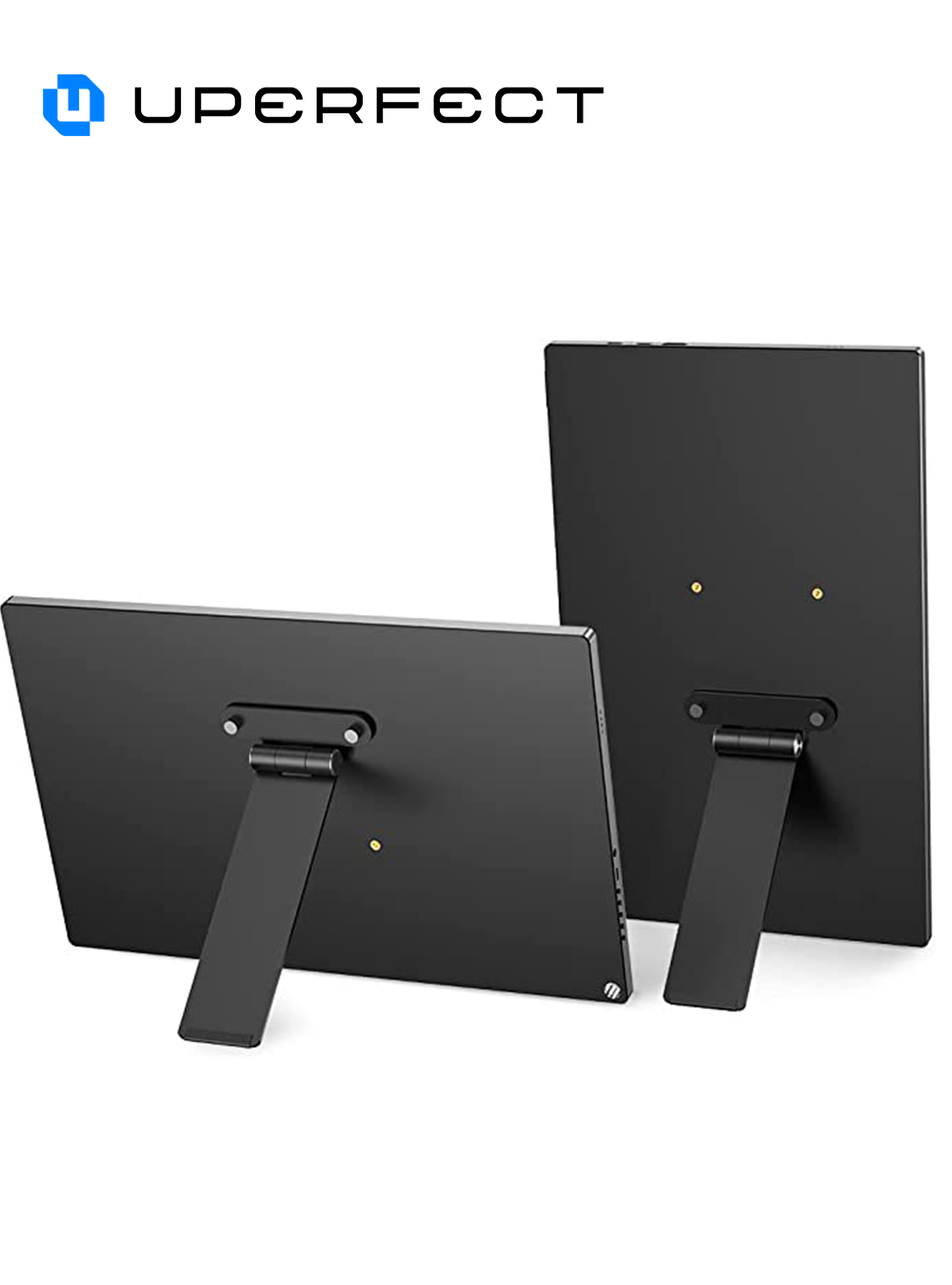UPERFECT ポータブル VESA スタンド 手ネジ付き Uperfect 7 ～ 17.3 インチ自立型 VESA モニター デスク マウント スイベル/チルト/ロタ付き