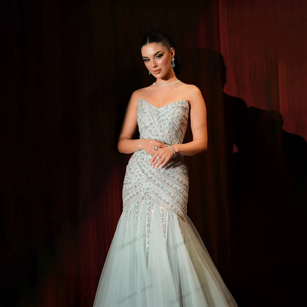 ゴージャスな女性のフォーマルイブニングドレス絶妙なプロムドレスビーズアップリケかなりカスタマイズされた Vestidos De Fiesta Elegantes 2026