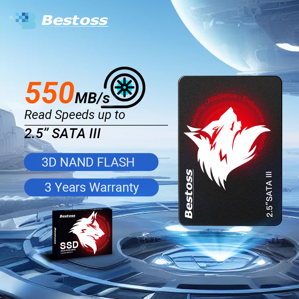 Bestoss SSD 2.5 インチ Sata 3.0 120 ギガバイト 128 ギガバイト 240 ギガバイト 256 ギガバイト 480 ギガバイト 512 ギガバイト 1 テラバイト 2 テラバイト 4 テラバイトハードドライブソリッドステートドライブラップトップ PC
