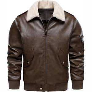 Latest Wholesale Men's Casual Leather Jackets, Custom Leather Jackets, Men's Winter Jackets