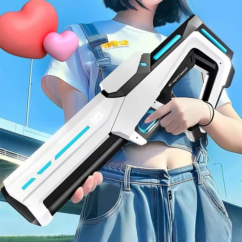 ベストセラー電動水鉄砲子供用ハイパワー連続スプレー自動水吸引長距離夏のビーチ楽しいおもちゃギフト