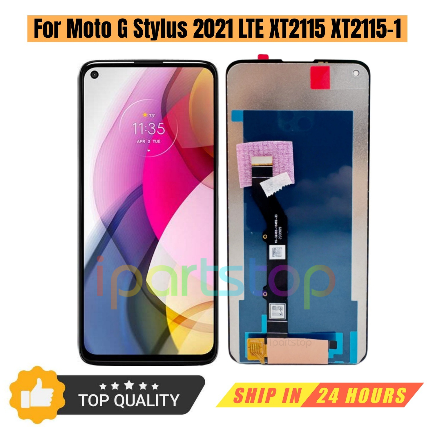 iParts 交換用新しいディスプレイ Motorola Moto G Stylus 2021 LTE XT2115 XT2115-1 LCD タッチスクリーンデジタイザアセンブリ OEM