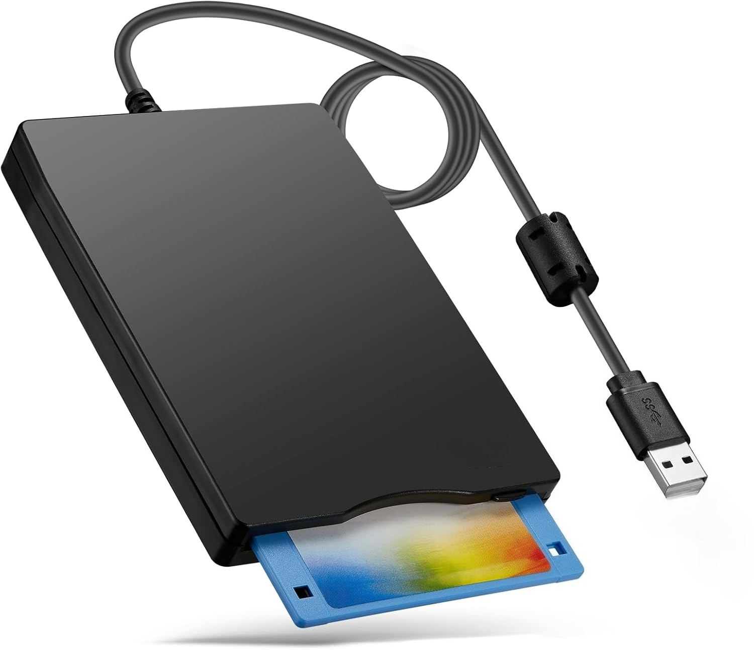 USB フロッピーディスクドライブ、フロッピーディスクリーダー 3.5 インチポータブル USB 外部 1.44MB FDD ディスケットドライブ Windows 7 10 11 PC ラップトップ用