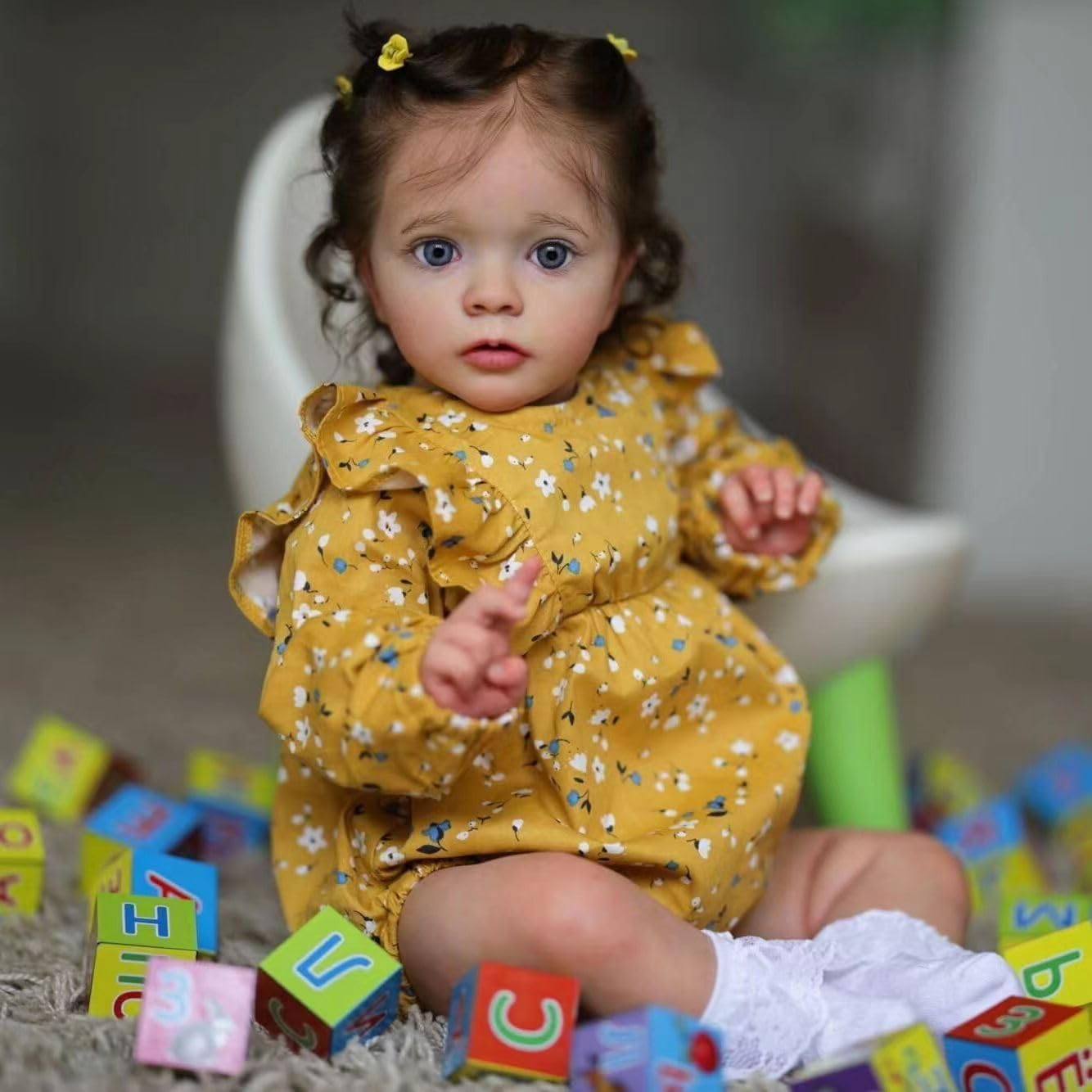 手作りリボーンベビードール 50 センチメートルリアルなシリコーン新生児女の子ソフトタッチリアルなデザイン甘い幼児登場グッズ