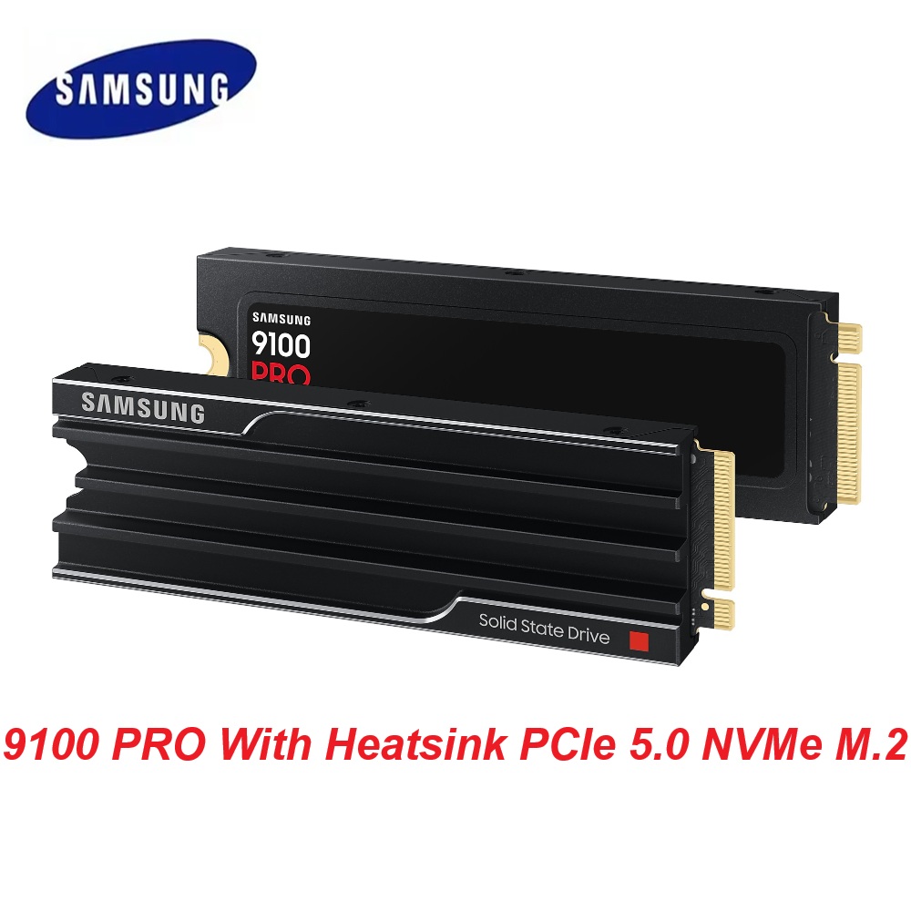 Samsung メモリ SSD 9100 PRO 2TB 内蔵 SSD ヒートシンク付き MZ-VAP2T0CW PCIe 5.0x4 NVMe 2.0 SSD ゲーマー向け互換 PlayStation