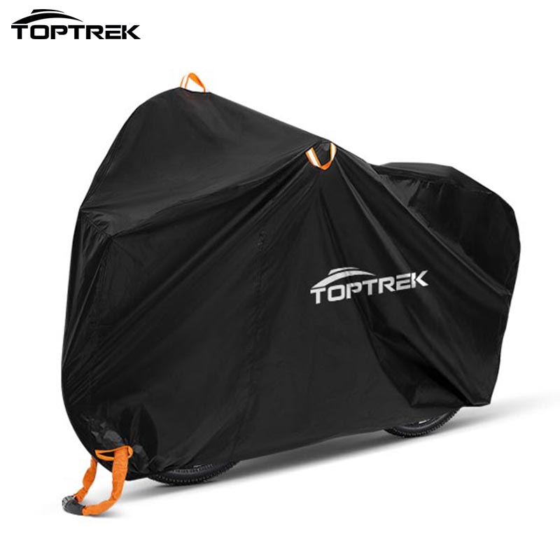 Toptrek バイクカバー 210D 高品質自転車プロテクター多目的雨雪防塵防水新全天候保護カバー