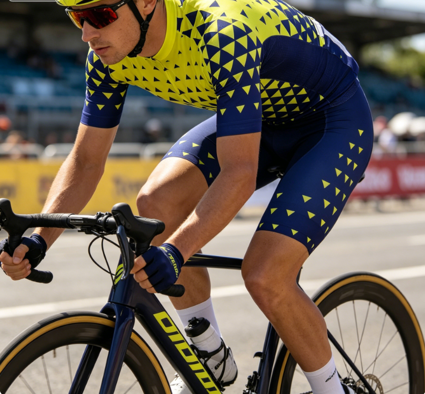 プロの自転車シャツマンレーシングジャージ夏タイトフィット柔らかさ半袖サイクリングアパレルポケット付き