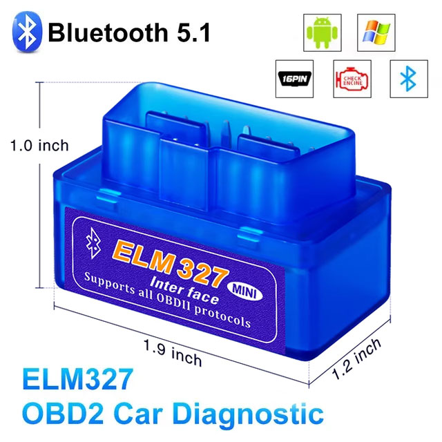 新しい ELM327 ミニ V2.1 Bluetooth 検出器 OBD Bluetooth 車の故障検出器 OBD2 車診断ツール Android/Windows 用