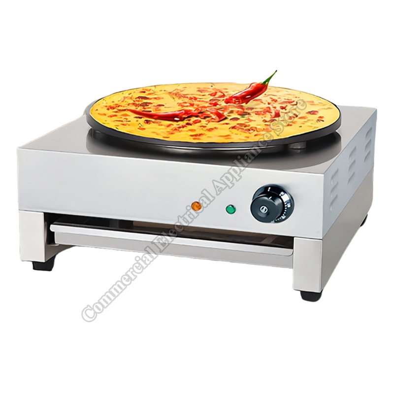 ノンスティックパンケーキマシンクレープメーカー商業パンパケストーブ 3000 ワットキッチン調理ツールガス電気クレープメーカーマシン