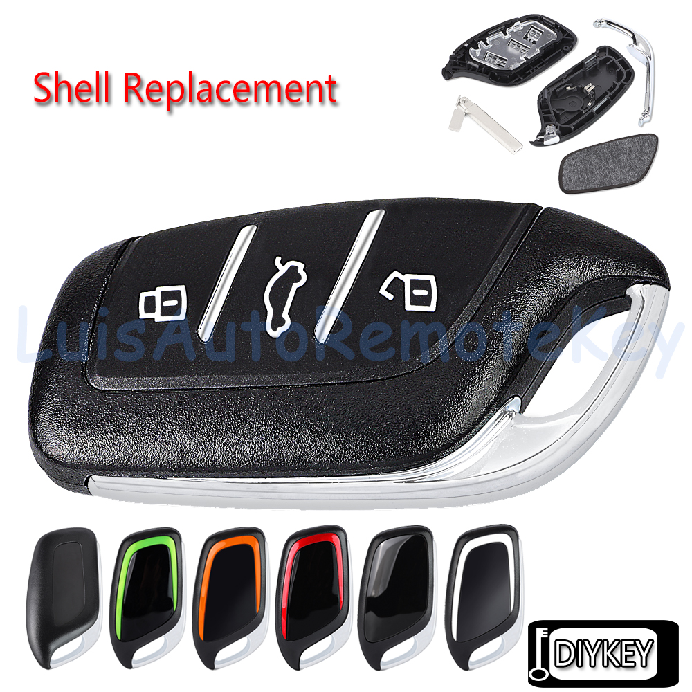 3 ボタンケーススマートリモートキー Fob シェルカバー交換 MG MG4 MG5 MG6 ZS EV HS EHS ZX GT Roewe RX3 RX8 ERX5 RX5 I6 I5 用