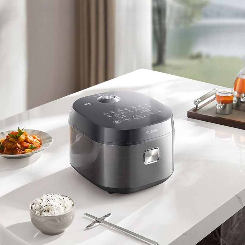 4L家庭用炊飯器：ブルーダイヤモンドポット、クイッククック、ノンスティック、スマートリザーブ