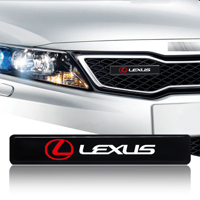 車のステッカー車の装飾ライト LED フロントフードグリルエンブレムバッジの装飾レクサス IS250 IS200 CT200h GS300 LS430 RX450h LX570