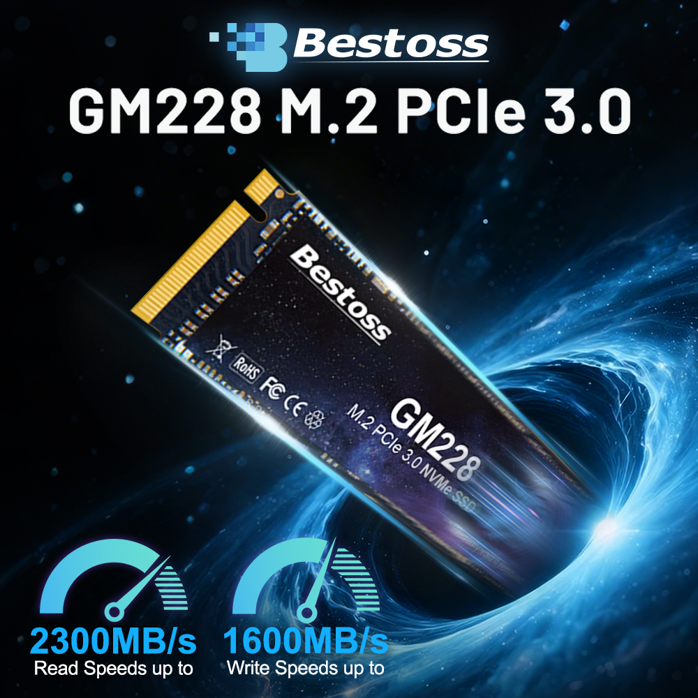 Bestoss PCIe 3.0 NVMe M.2 2280 インターフェイス SSD 128GB 256G 512GB 1TB 2TB Gen3 ソリッドステートドライブ PC ラップトップ用