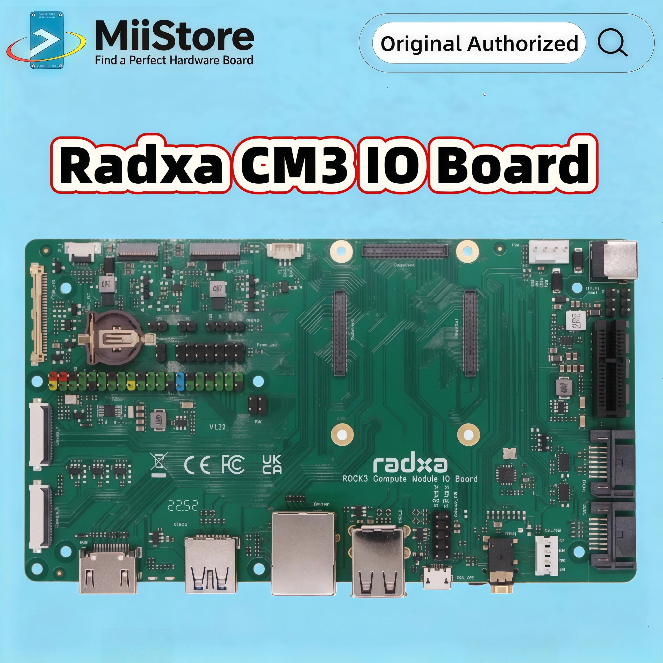 Radxa CM3 IOボード検証ボード拡張ボードIOインターフェースボード