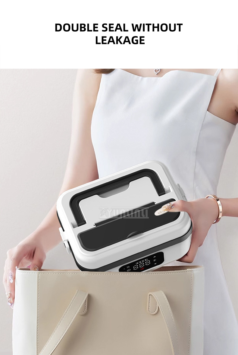 ワイヤレス加熱炊飯器大容量ランチボックスポータブル充電 Garnek Elektryczny